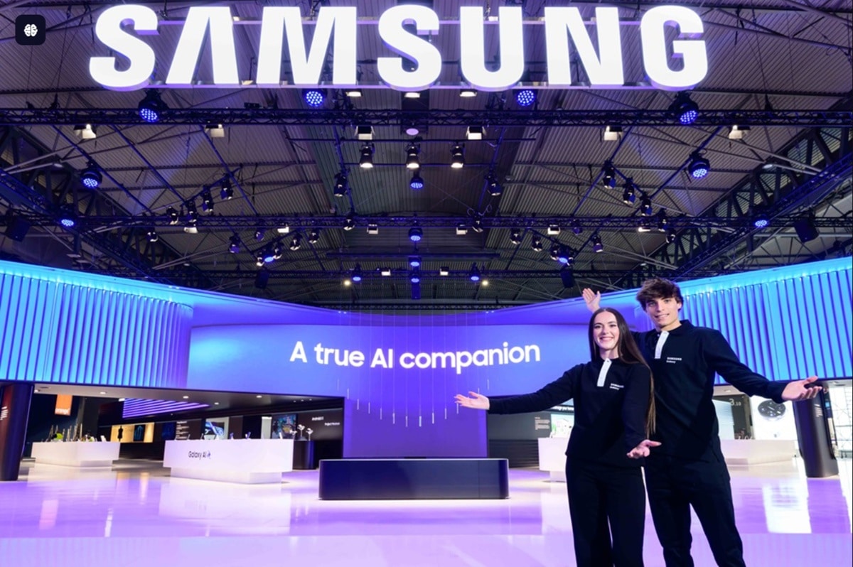 Samsung AI exhibition MWC 2025