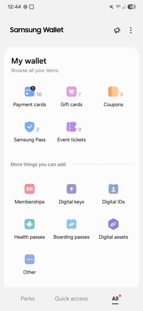 Samsung Wallet Driver's License