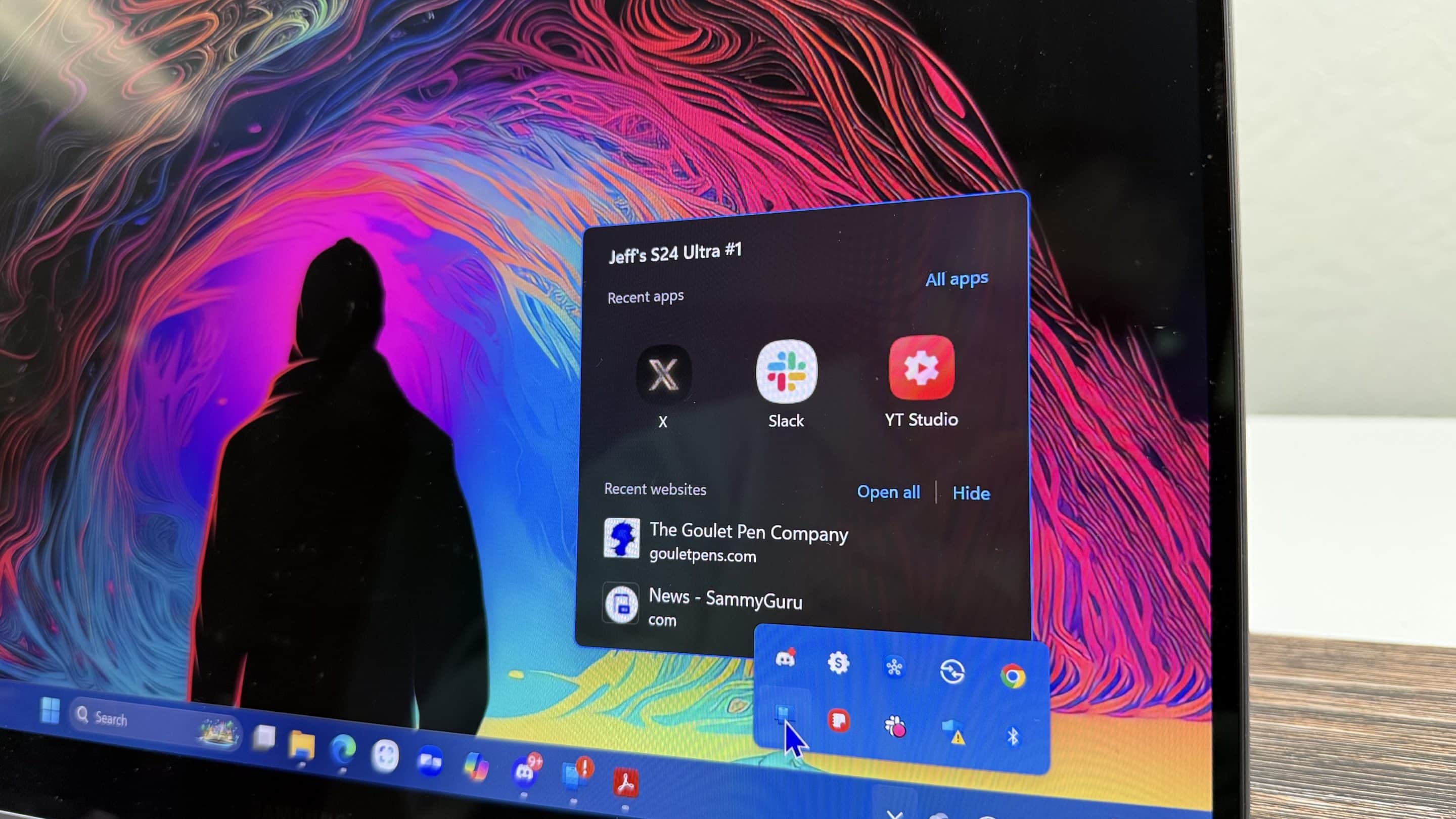 Galaxy Book 5 Pro 360 with Phone Link