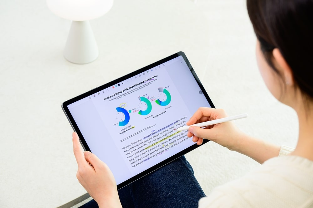Galaxy Tab S10 FE+ comes with an S Pen