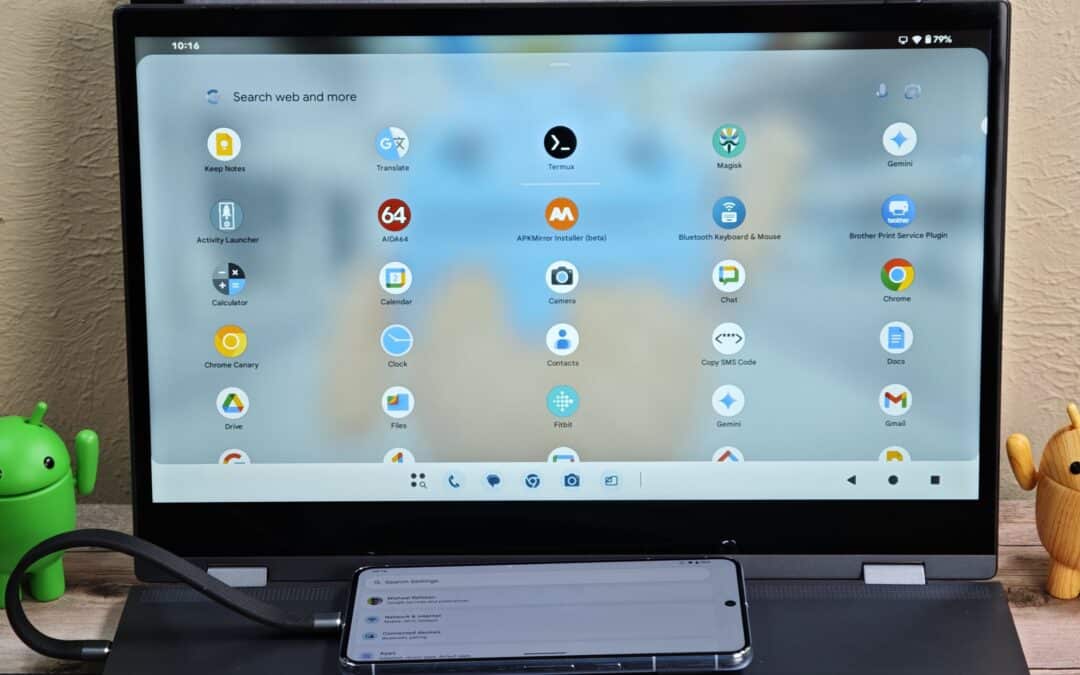 First Look at Google’s Upcoming DeX-Like Desktop Mode For Android