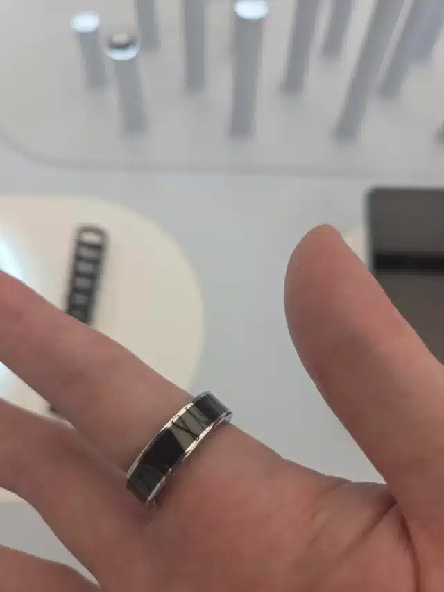 Galaxy Ring Two Tone Titanium Color (2)