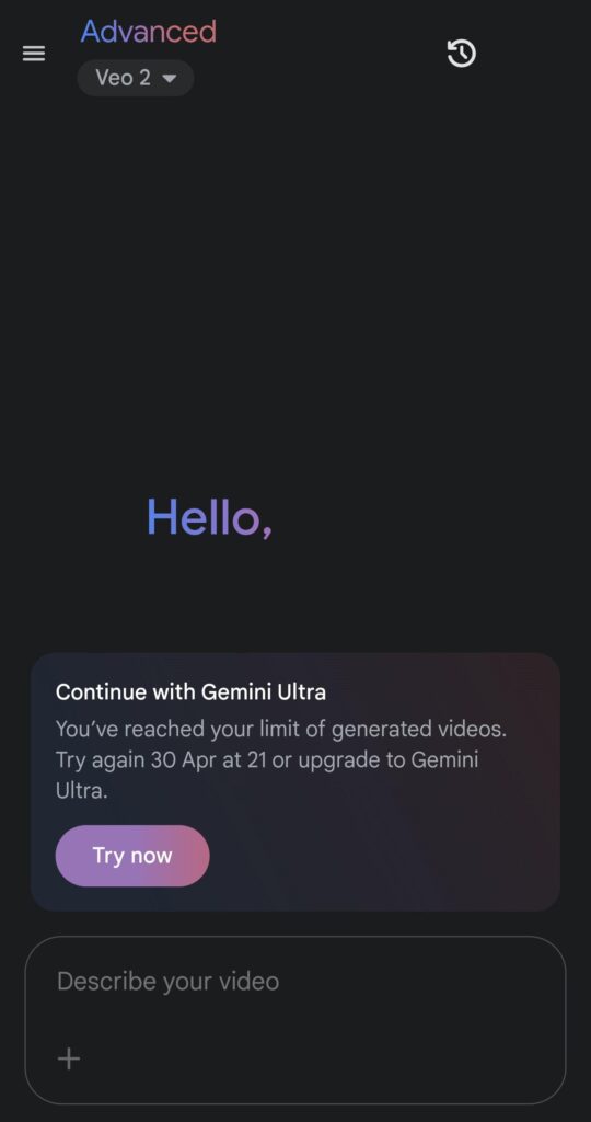 Gemini Ultra subscription