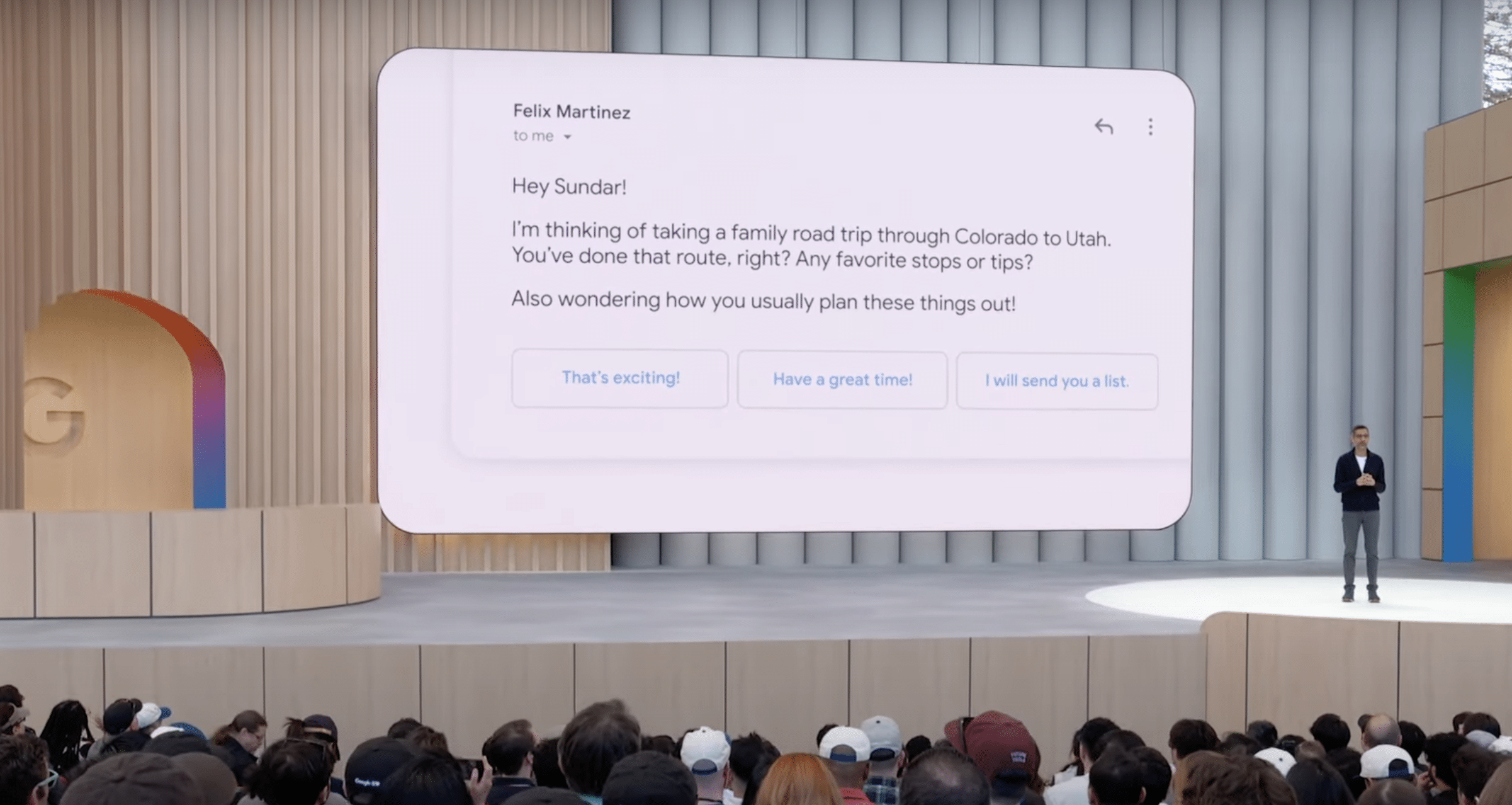 Gemini-powered smart reply