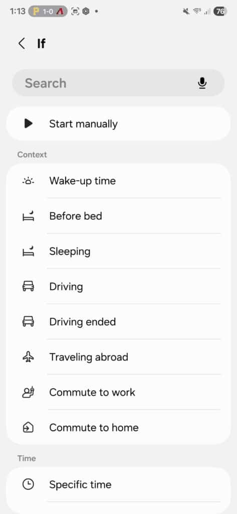 One UI 8 Modes and Routines