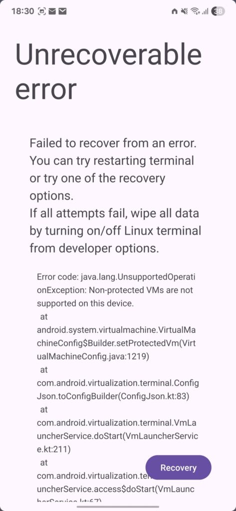One UI 8 Terminal app