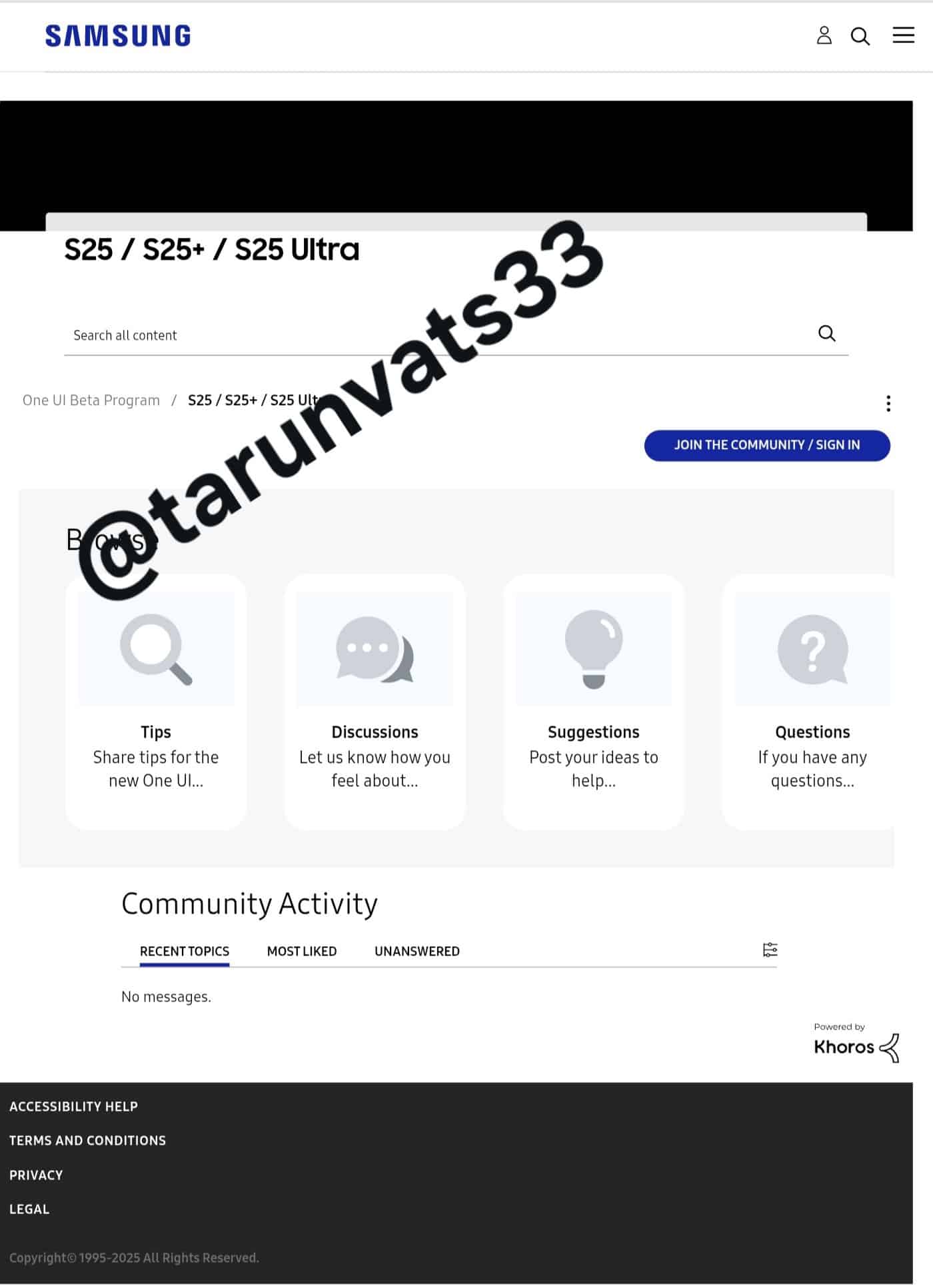 One UI 8 beta program galaxy s25