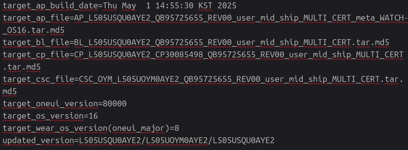One UI Watch 8 DevOfIpos