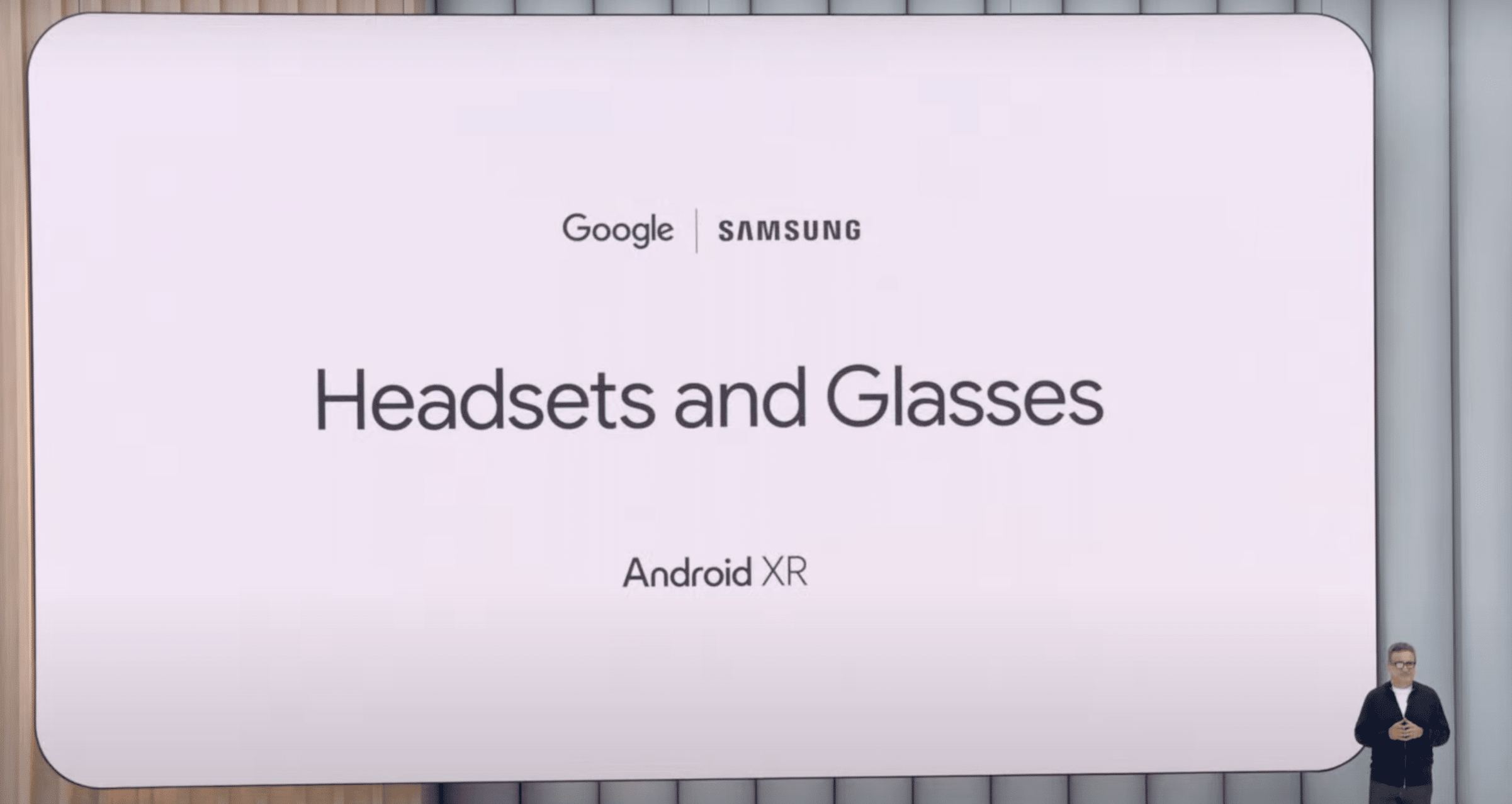 Samsung Google XR glasses