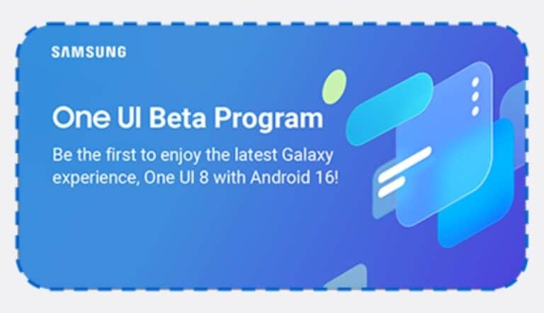Samsung One UI 8 beta banner