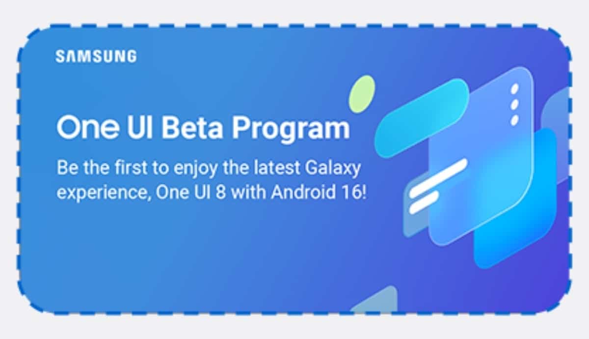 Samsung One UI 8 beta banner