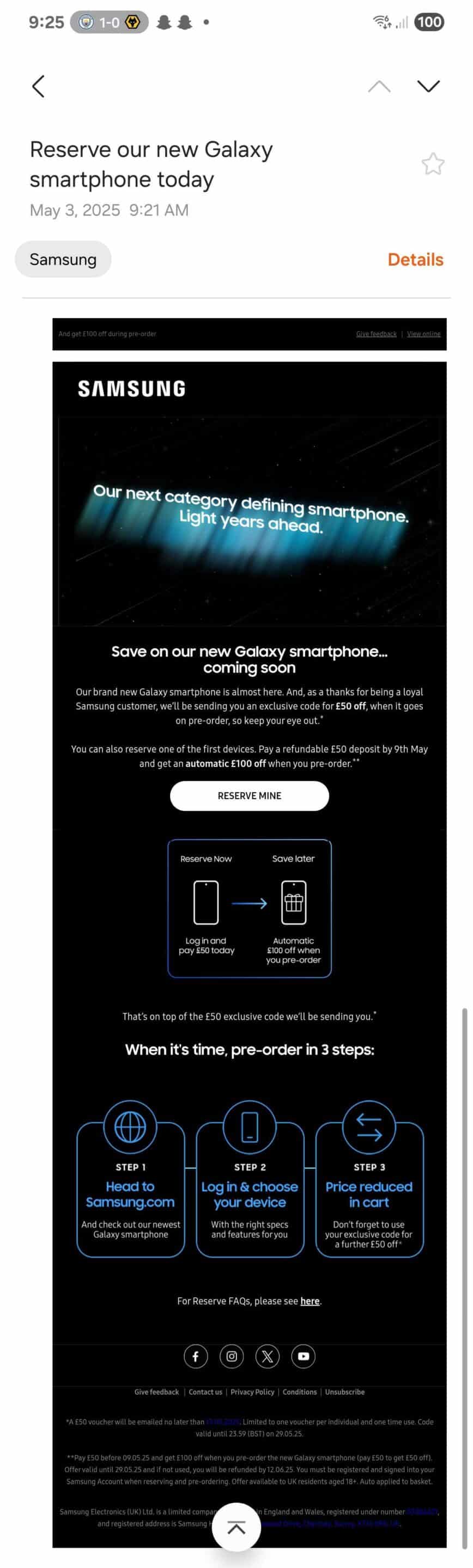 Galaxy S25 Edge
