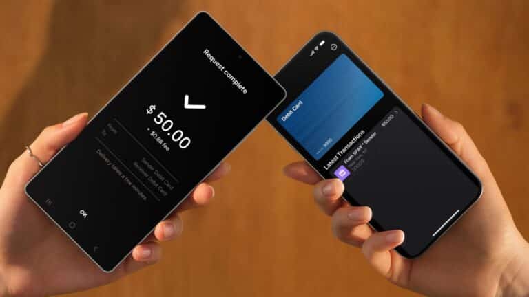 Samsung Wallet tap to transfer
