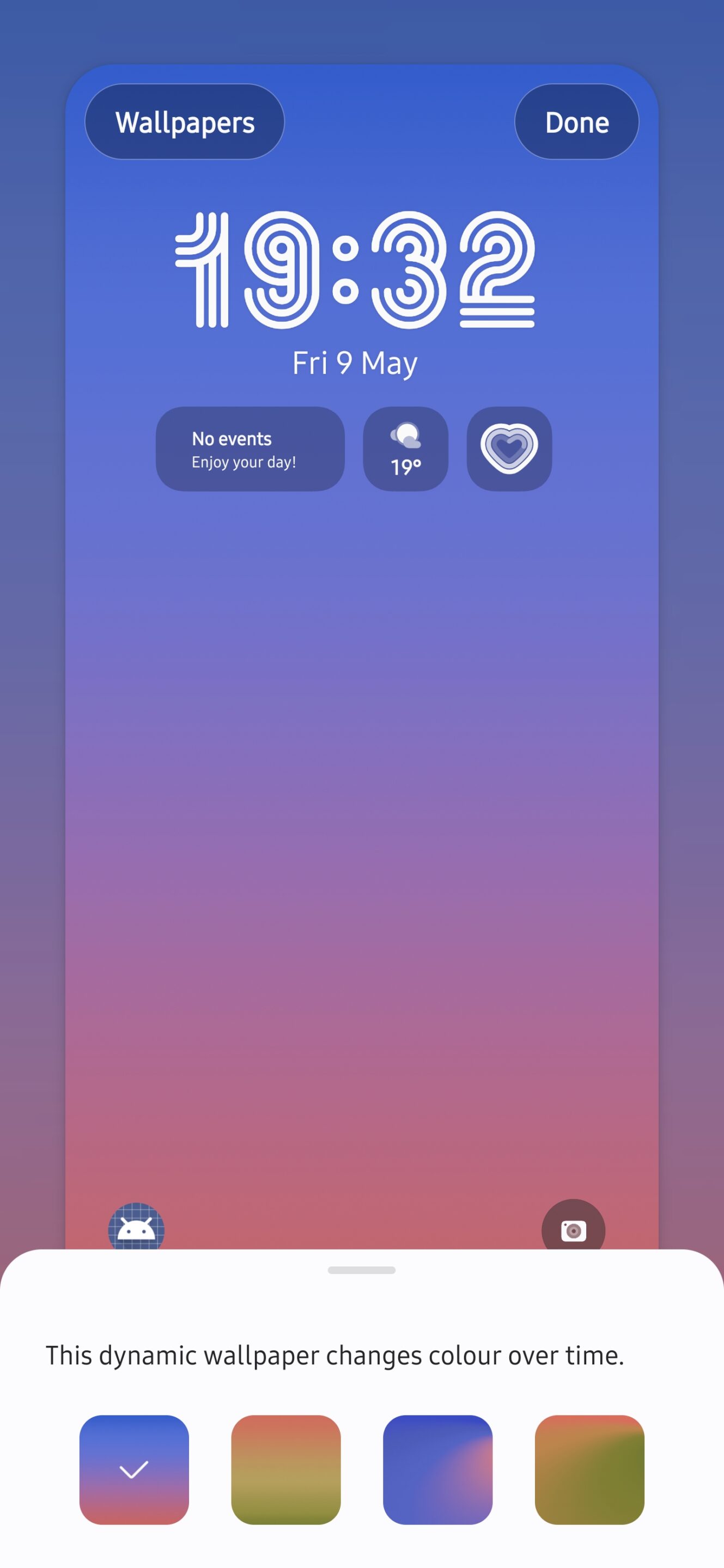 One UI 8 dynamic wallpapers