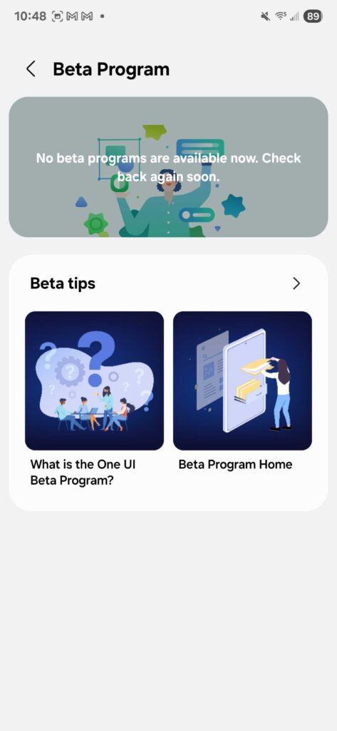 One UI 8 Beta Members app