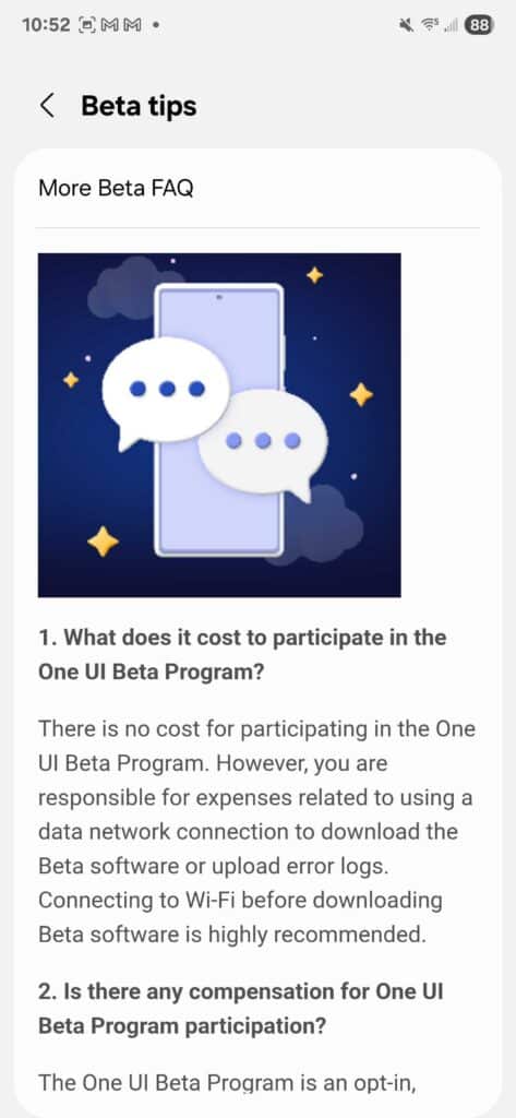 One UI 8 Beta Detailed FAQs