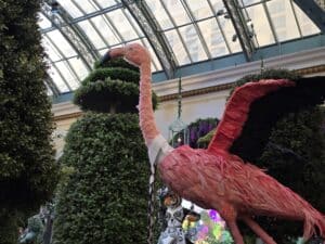 Flamingo sculpture