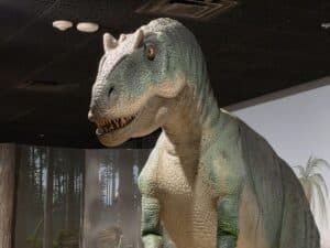 Dinosaur sculpture