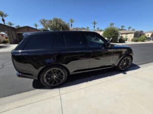 Car side profile