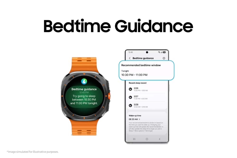 Bedtime Guidance One UI Watch 8