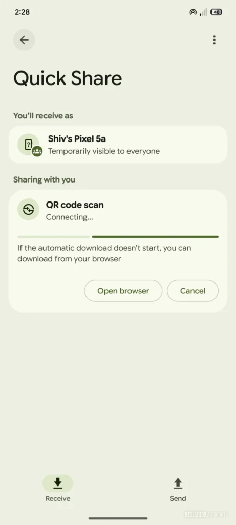 Google Quick Share Samsung Link (1)