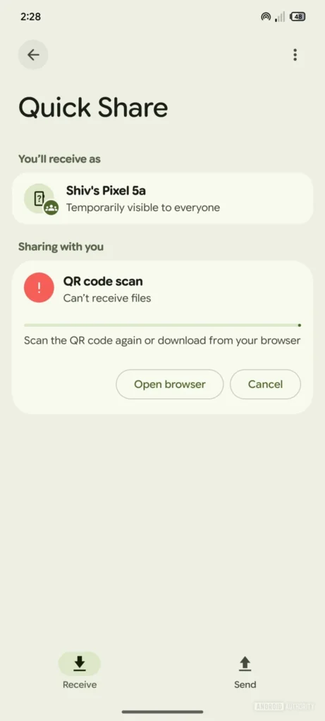 Google Quick Share Samsung Link (1)
