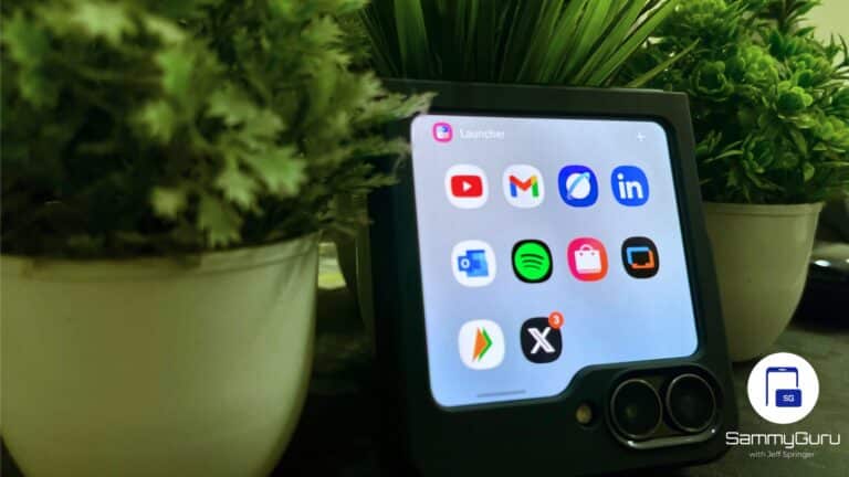 Galaxy Z Flip 7 FE cover screen apps