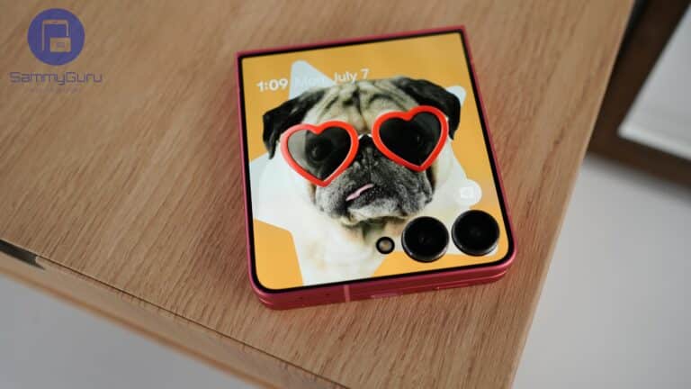 Galaxy Z Flip 7 SammyGuru 13 Cover screen