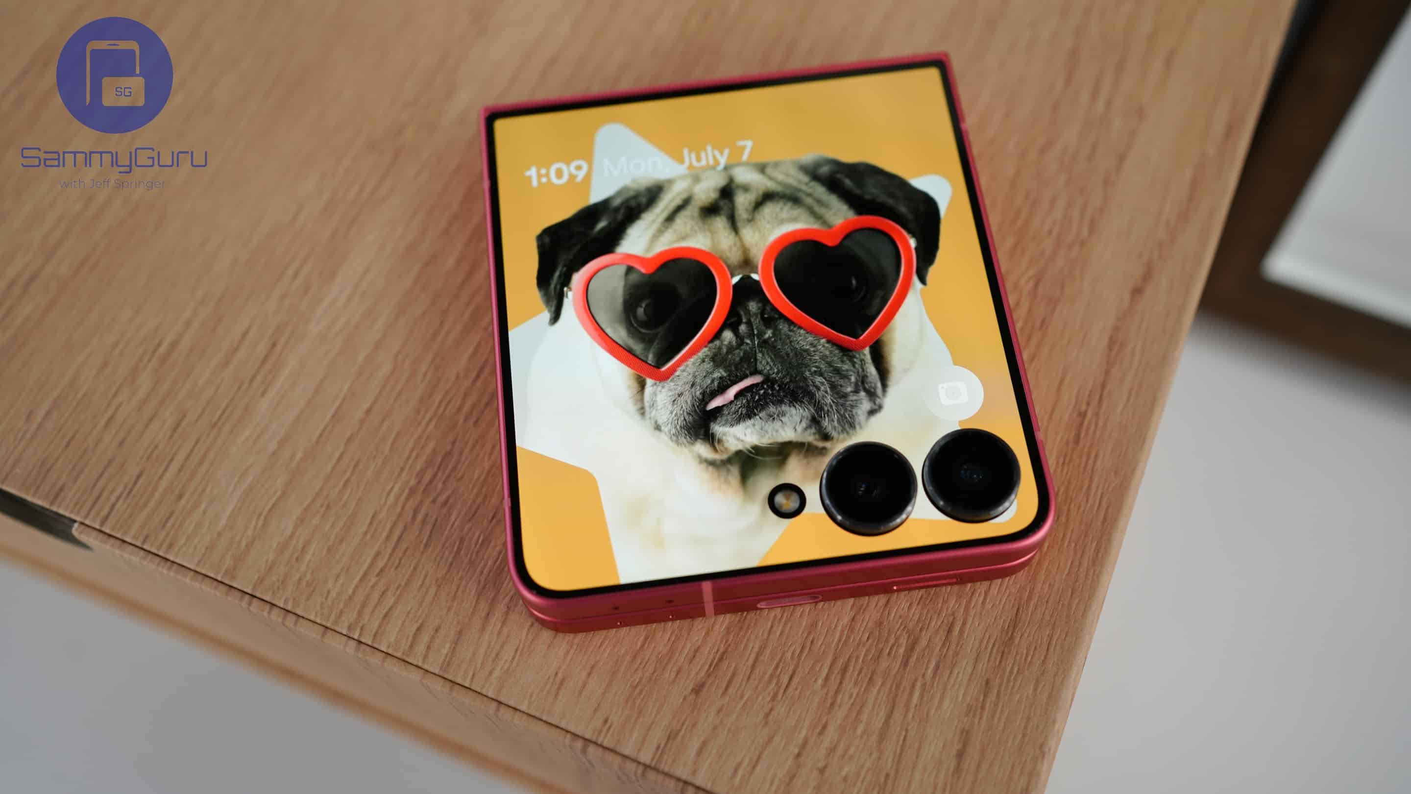 Galaxy Z Flip 7 SammyGuru 13 Cover screen
