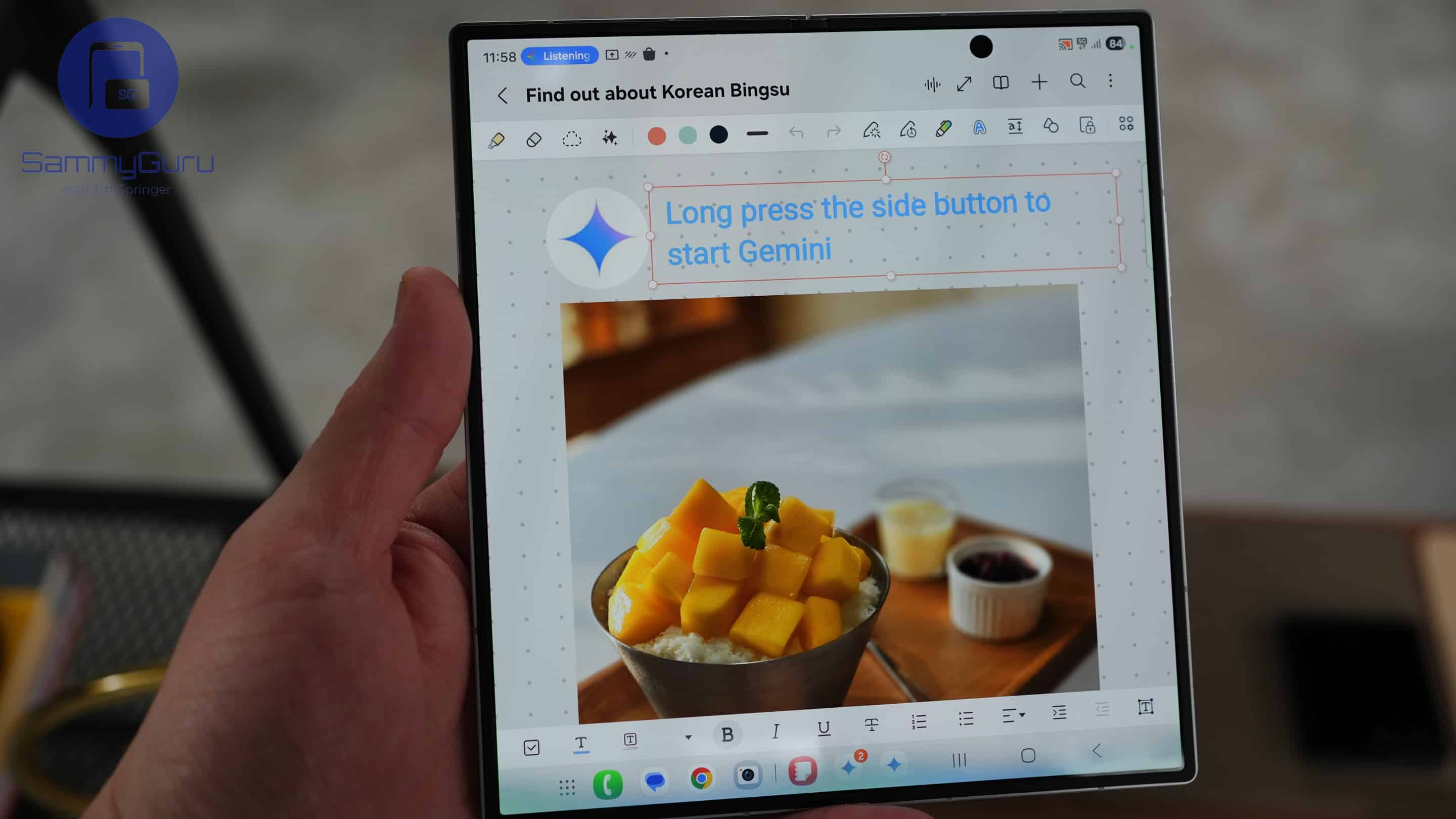Galaxy Z Fold 7 SammyGuru 30 Samsung Notes