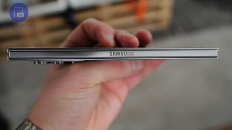 Galaxy Z Fold 7 SammyGuru 32 Samsung logo