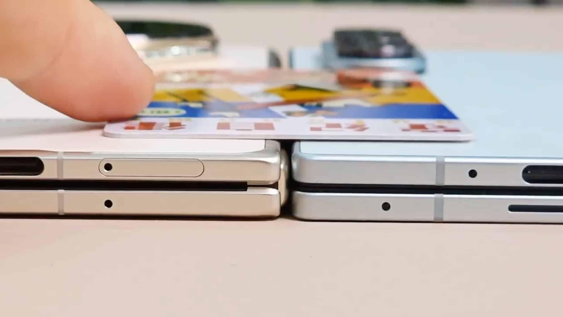 Honor Magic V5 vs Samsung Galaxy Z Fold 7 Ice Universe