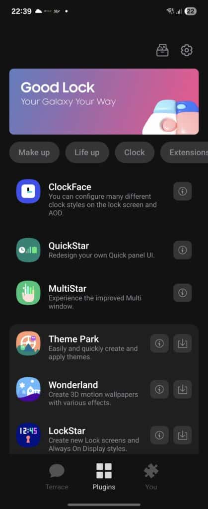 Run apps on Galaxy z flip cover screen steps 1