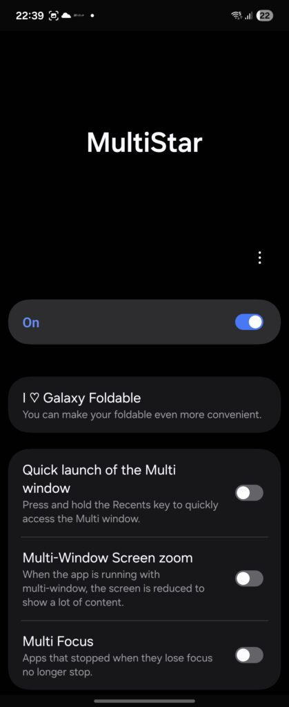 Run apps on Galaxy z flip cover screen steps