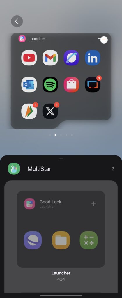 Run apps on Galaxy z flip cover screen steps