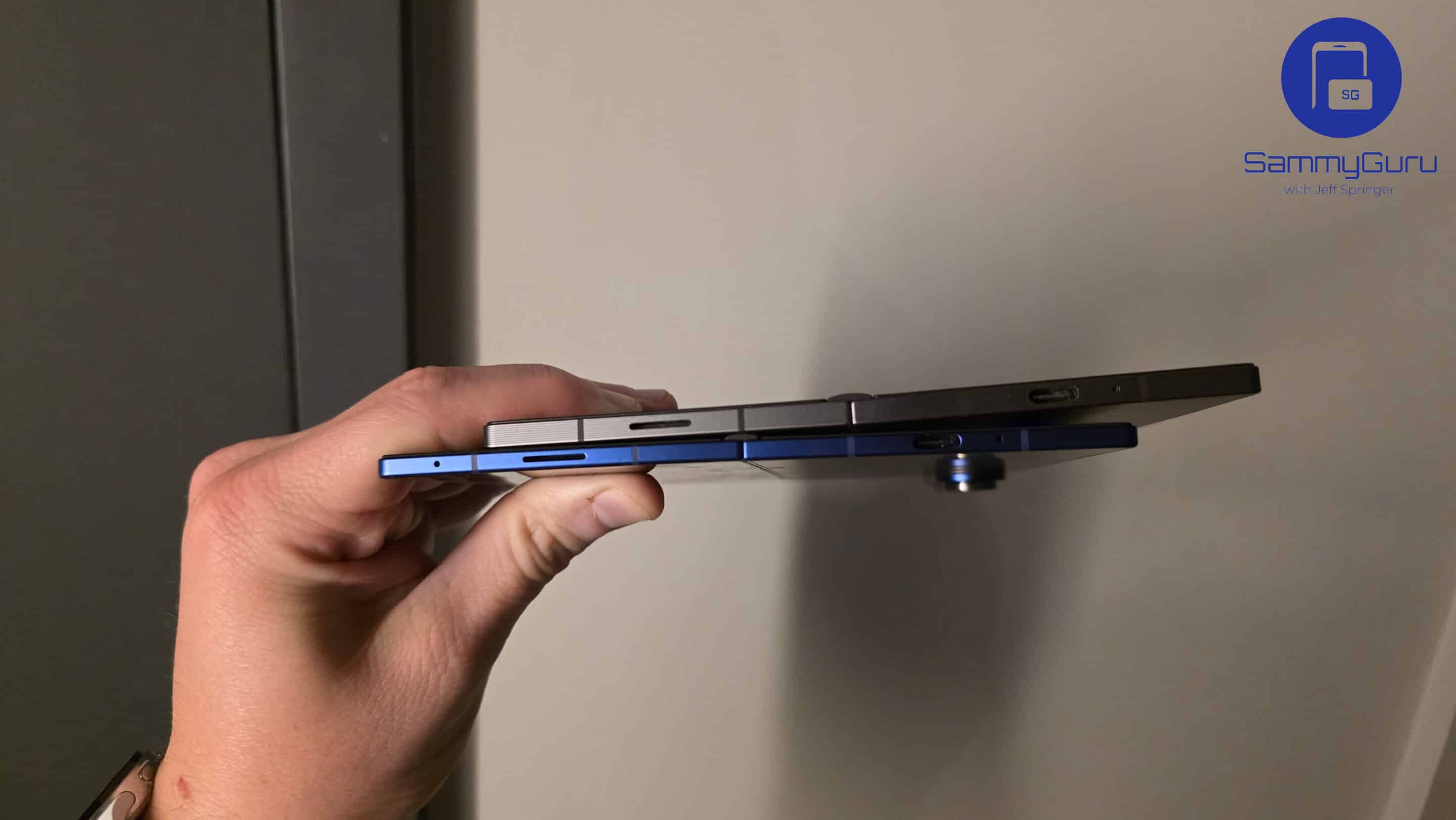 Z Fold Se vs Z Fold 7 unfolded