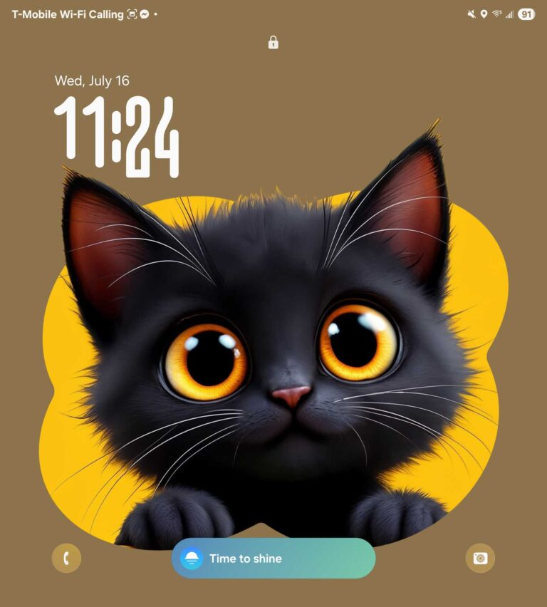 one ui 8 adaptive lock screen clock 4