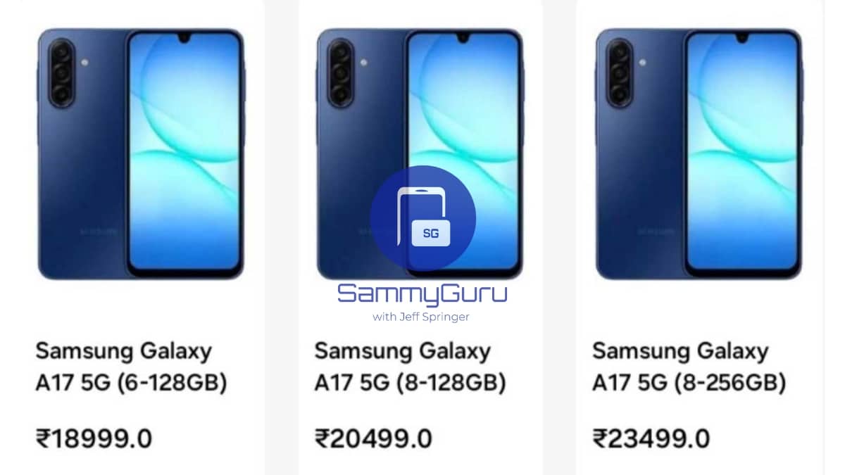 Galaxy A17 India