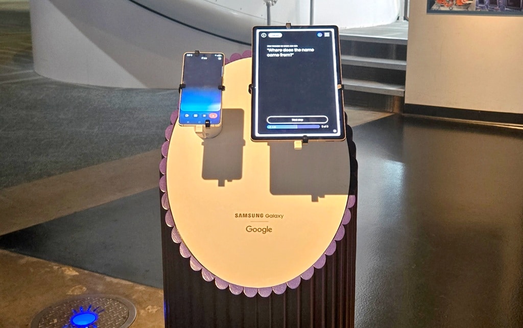 Galaxy S25 Edge and Gemini Live Bring AI to Life at Space Center Houston
