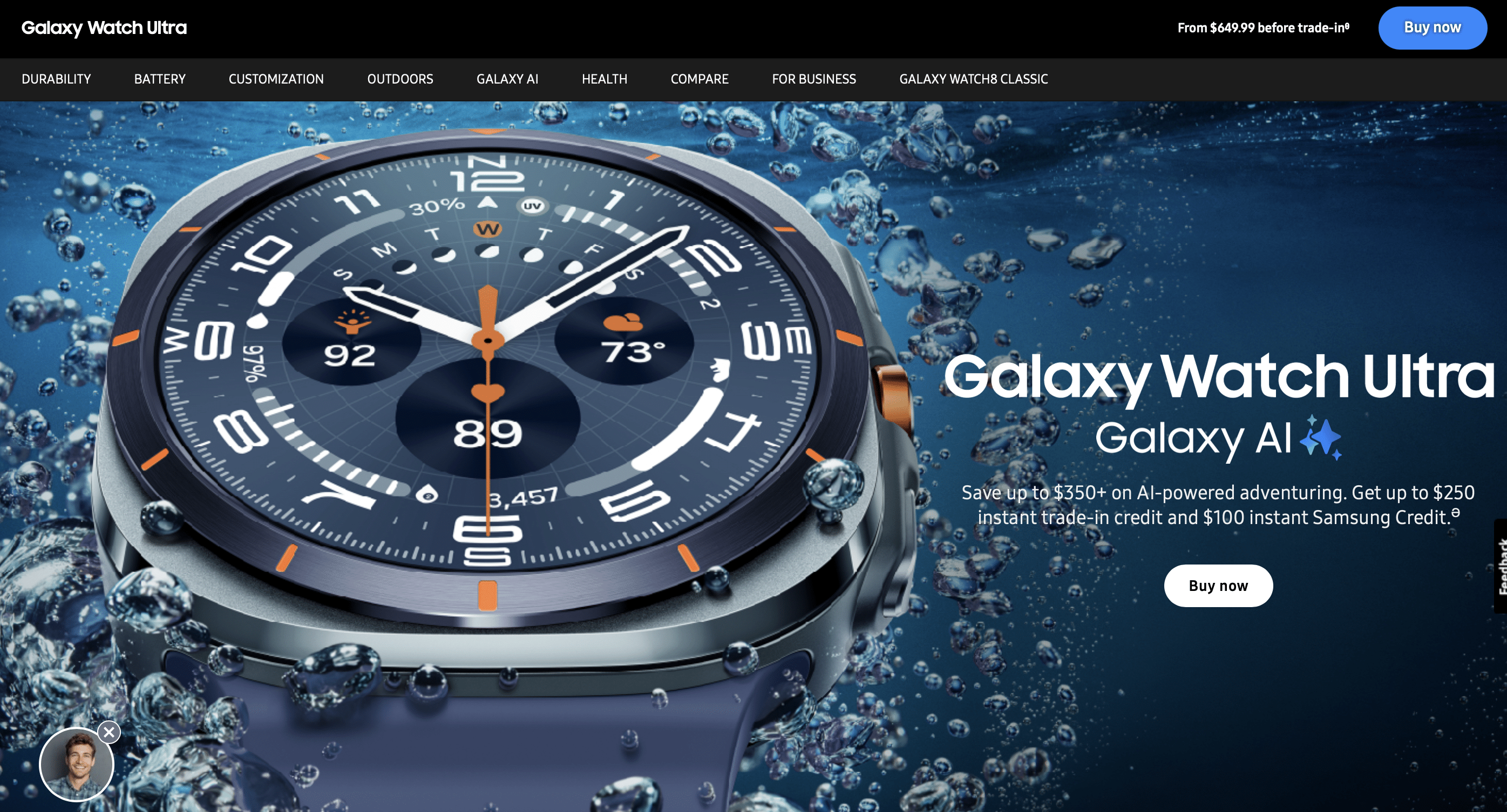 Galaxy Watch Ultra 2025 trade in banner
