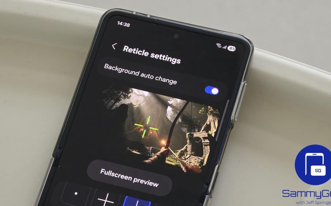 Galaxy Gamers Can Now Customize Their Crosshair with Game Booster+