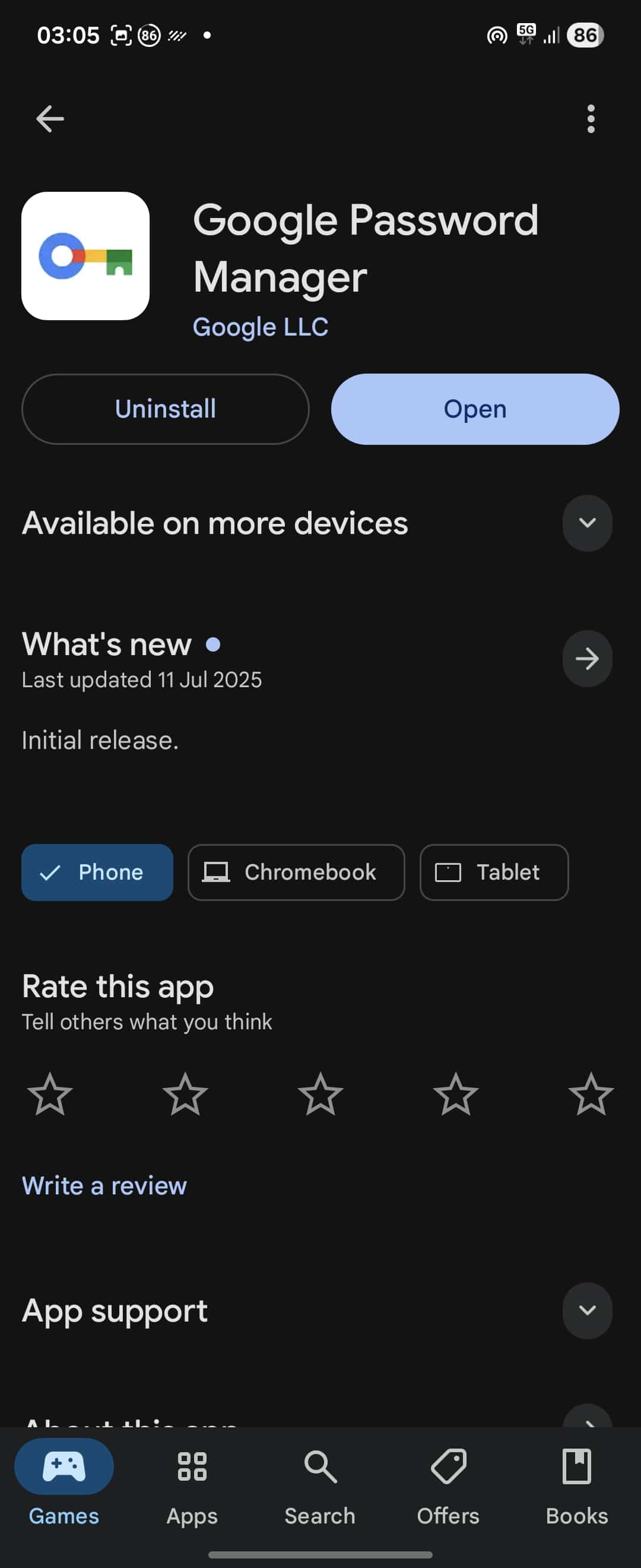 Google Passwords Manager 2