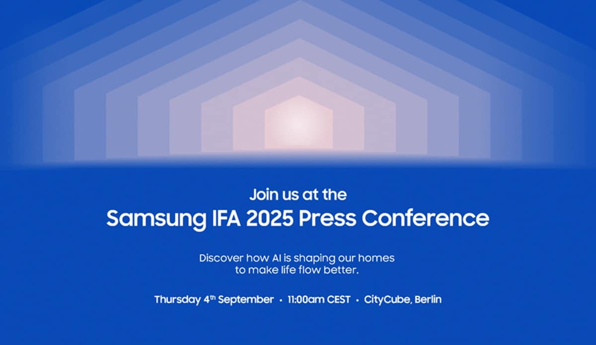 Samsung IFA 2025 press conference