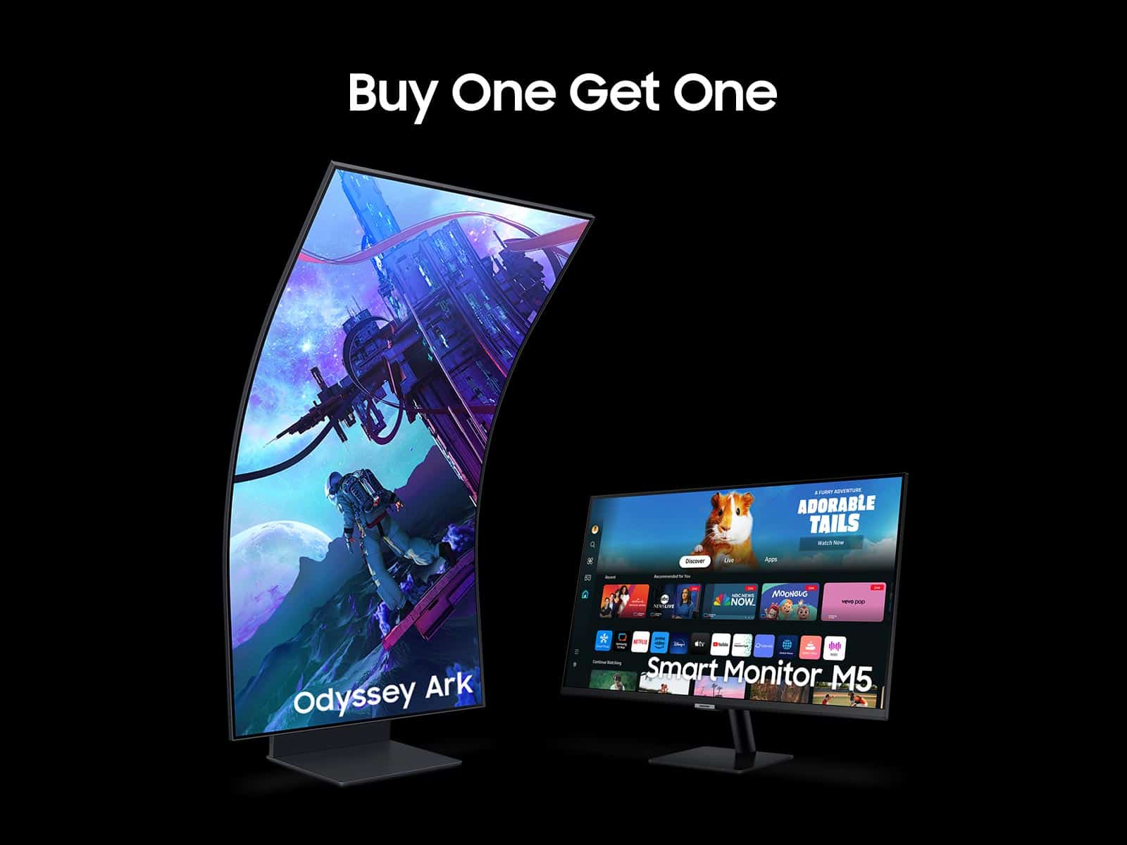 Samsung Odyssey Ark and Smart Monitor M5 deal