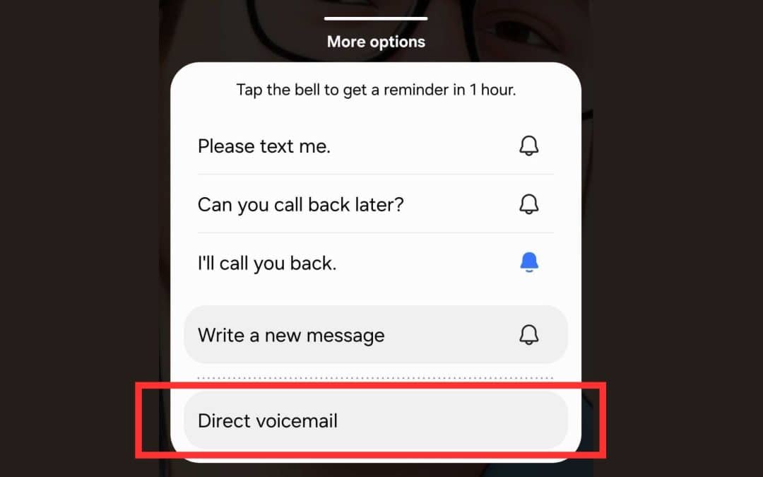 One UI 8.5 Makes Managing Incoming Calls Easy with Direct Voicemail