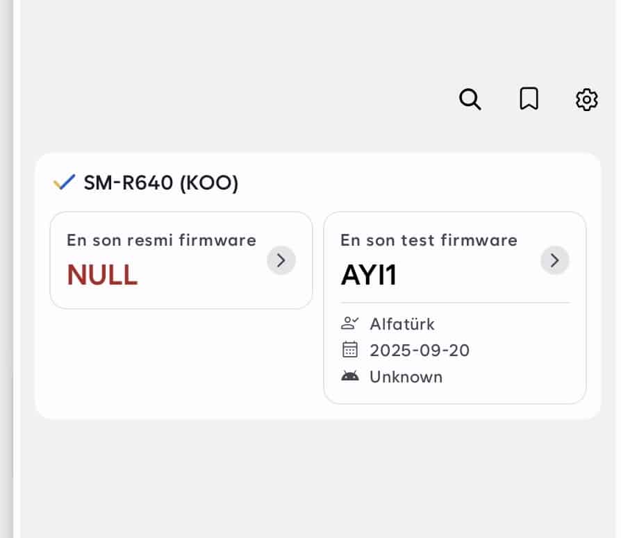 Galaxy Buds 4 Pro firmware test