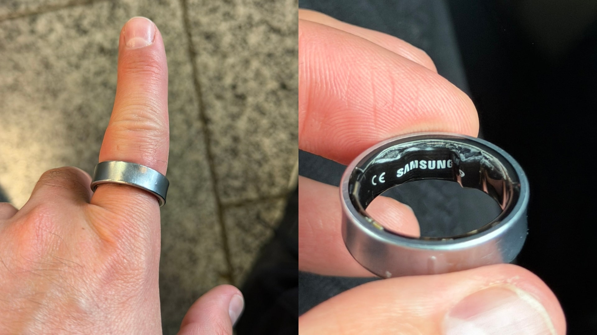 Galaxy Ring battery swollen