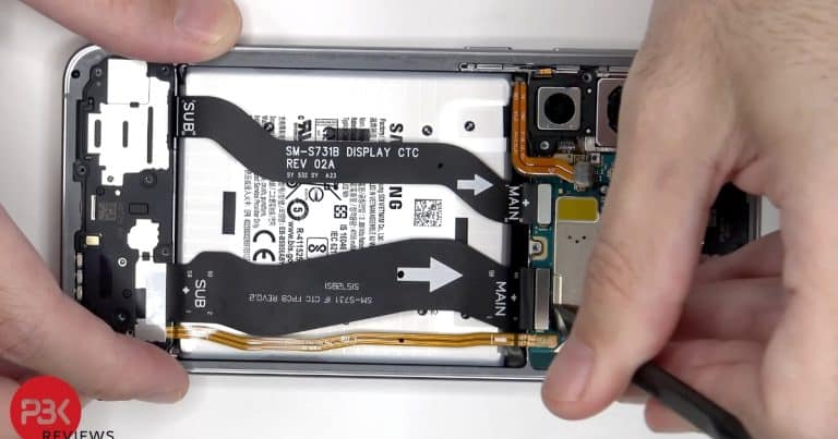 Galaxy S25 FE repairability teardown PBKReviews