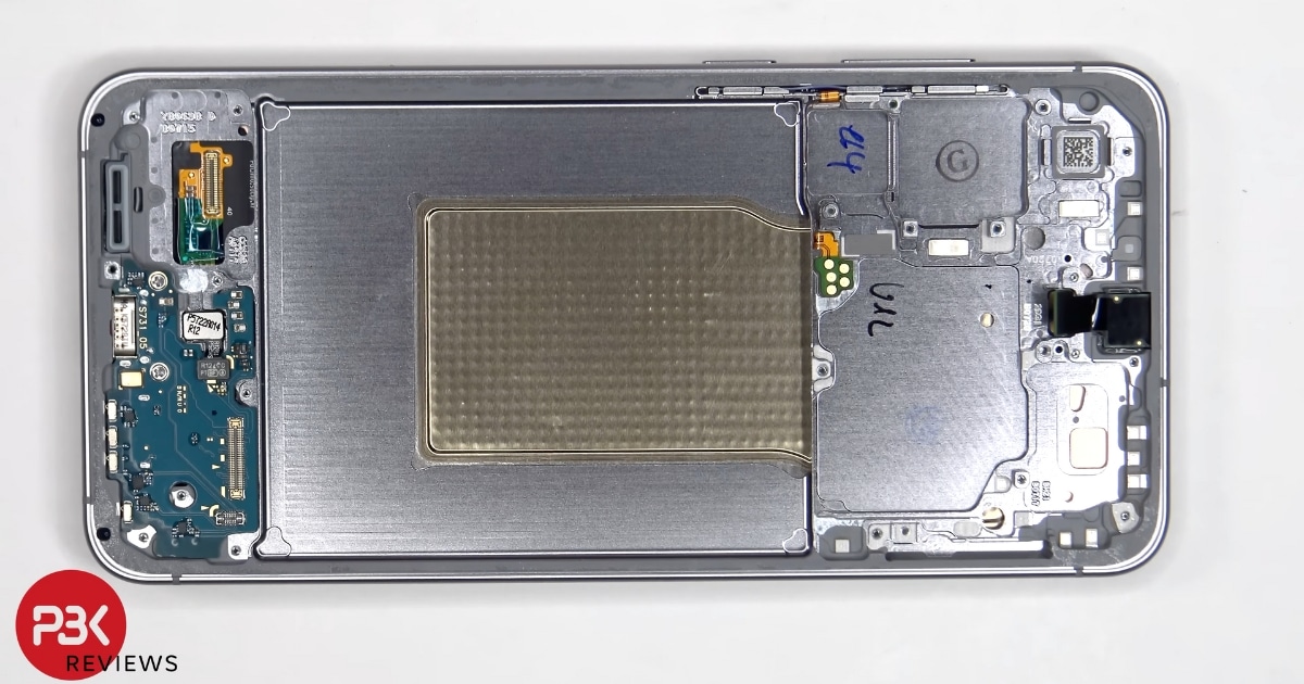 Galaxy S25 FE repairability teardown PBKReviews