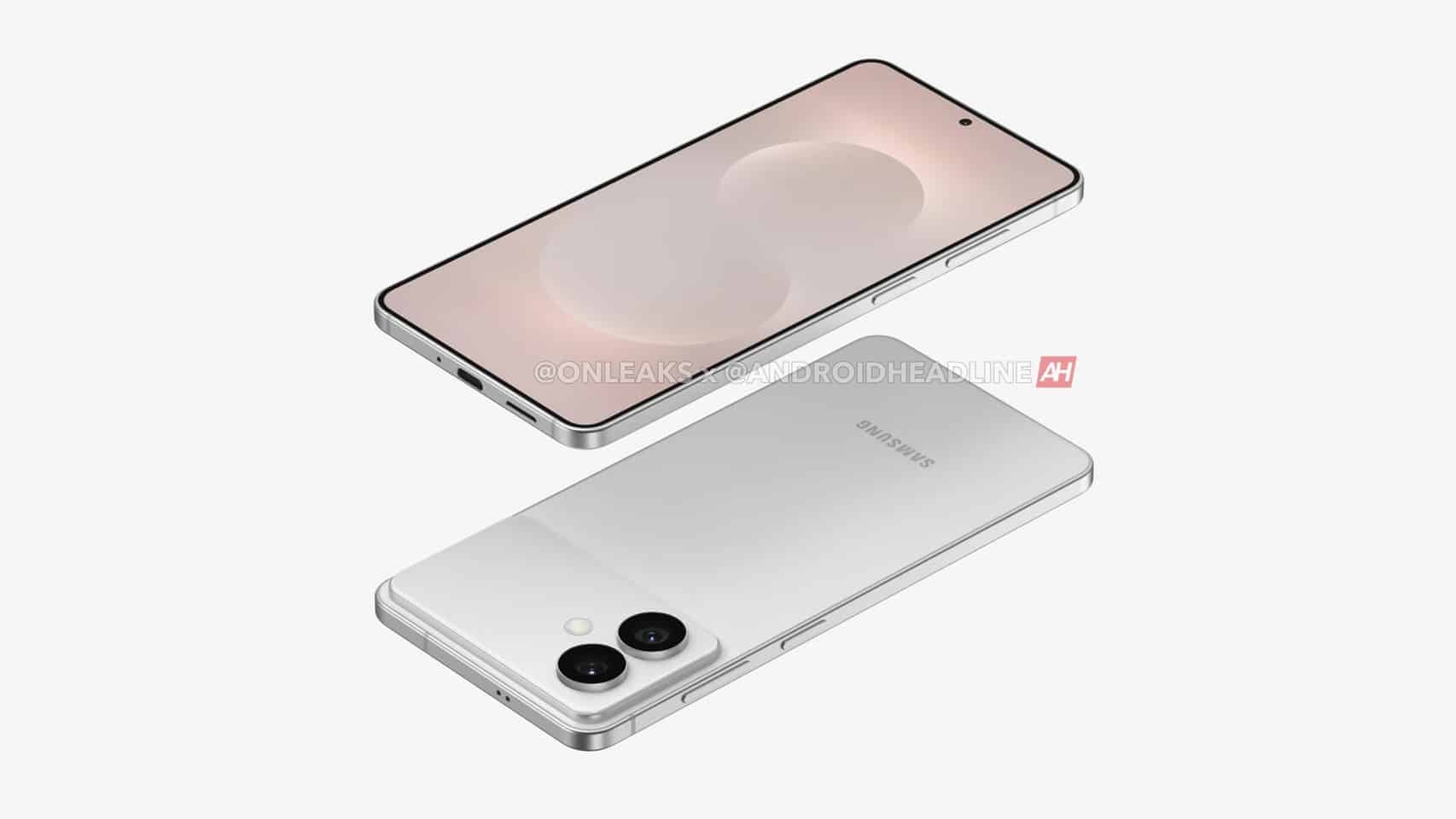 Galaxy S26 Edge CAD renders 2